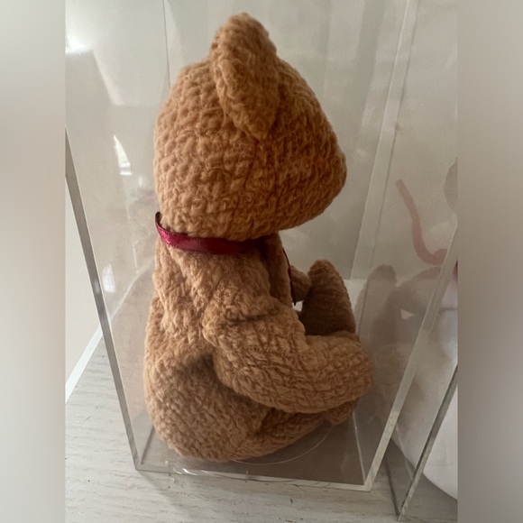 Brown beanie baby brand new and clear plastic box - Picture 2 of 3